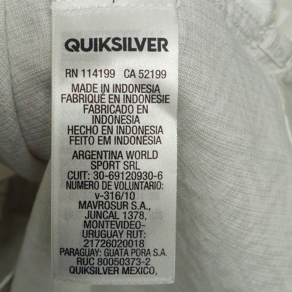 Quiksilver Waterman Collection Mens XXL Tailored Fit Hawaiian Shirt Tiki Camp - Picture 6 of 9
